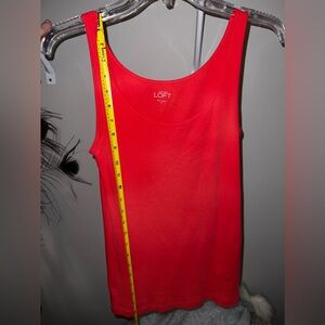 Loft pink tank top size medium